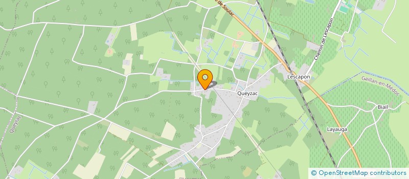 localisation de l'entreprise MONSIEUR FREDERIC MOYNET  QUEYRAC