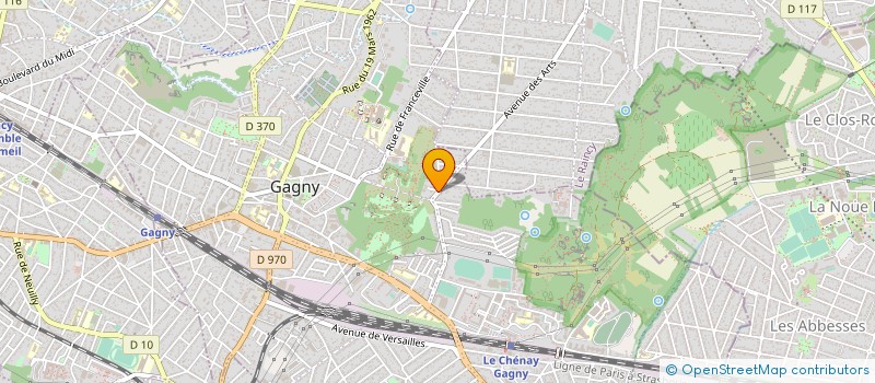 localisation de l'entreprise MONSIEUR FREDERIC MOYON  GAGNY