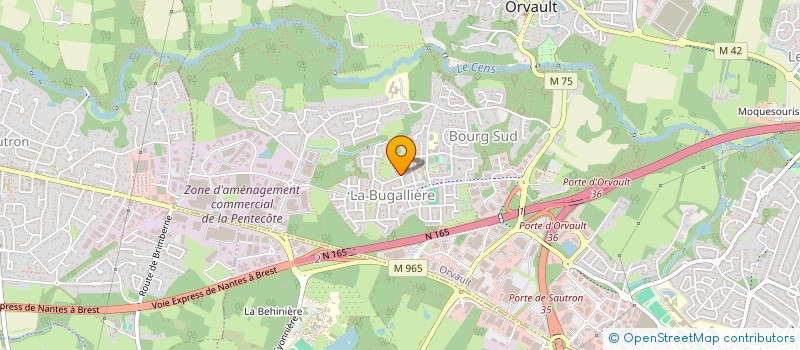 localisation de l'entreprise MONSIEUR FREDERIC MOYON à ORVAULT