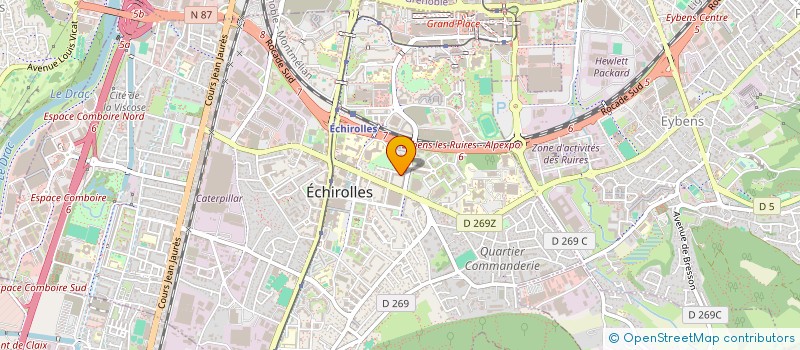localisation de l'entreprise MONSIEUR FREDERIC MULAS à ECHIROLLES