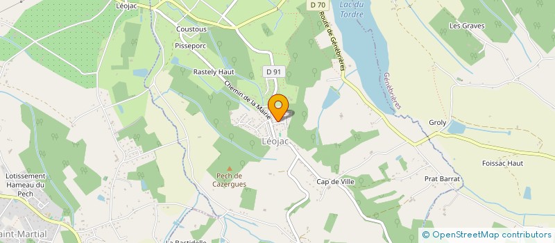 localisation de l'entreprise MONSIEUR FREDERIC MULLER  LEOJAC
