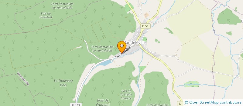 localisation de l'entreprise MONSIEUR FREDERIC MUNSCH  VANDELEVILLE