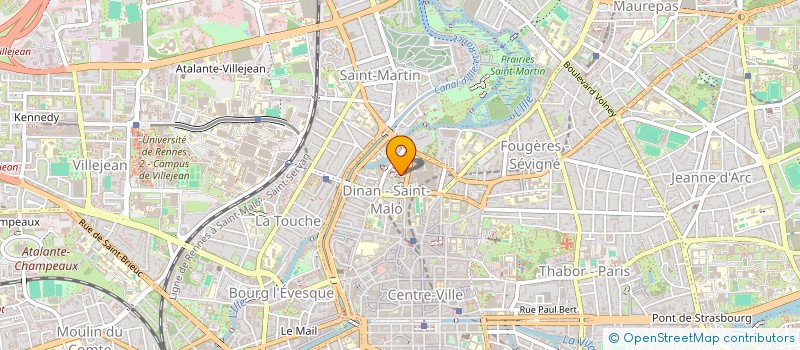 localisation de l'entreprise MONSIEUR FREDERIC MURIE  RENNES