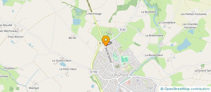 localisation de l'entreprise MONSIEUR FREDERIC MURTA  LA BRUFFIERE