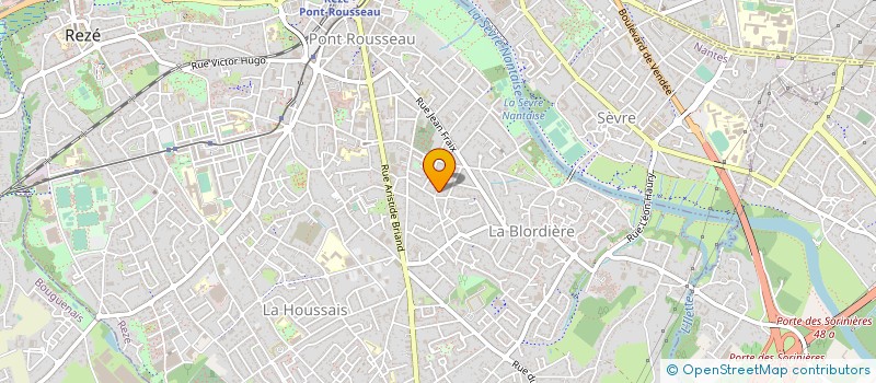 localisation de l'entreprise MONSIEUR FREDERIC MUSSET à REZE
