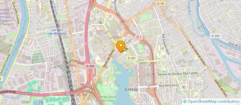 localisation de l'entreprise MONSIEUR FREDERIC N'LANDU-N'GANGA  CRETEIL