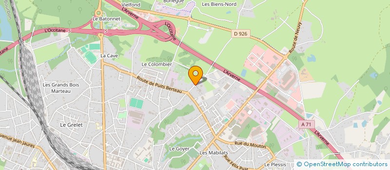 localisation de l'entreprise MONSIEUR FREDERIC NAIL  VIERZON