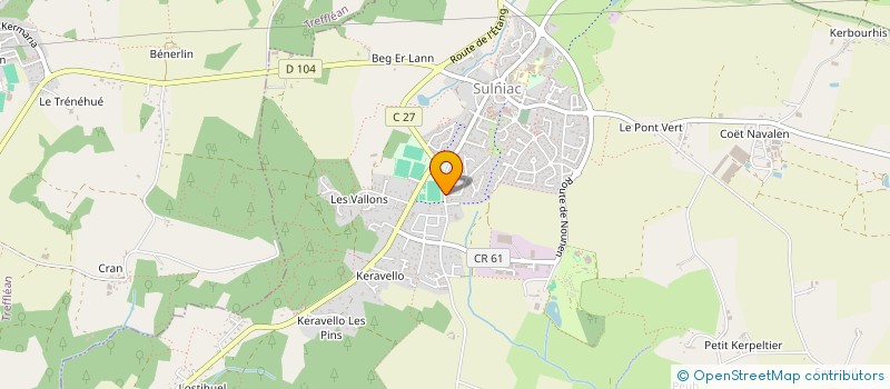 localisation de l'entreprise MONSIEUR FREDERIC NANDELEC  SULNIAC