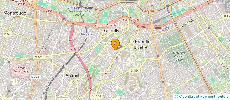 localisation de l'entreprise MONSIEUR FREDERIC NARCHIALLI à GENTILLY