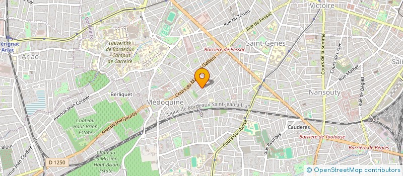 localisation de l'entreprise MONSIEUR FREDERIC NATHAN  TALENCE