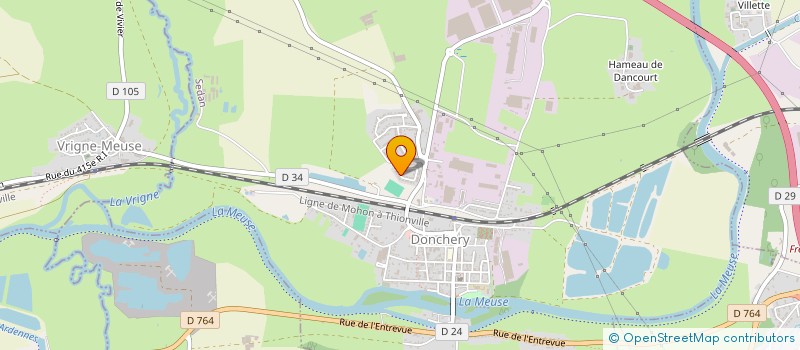 localisation de l'entreprise MONSIEUR FREDERIC NAUD  DONCHERY