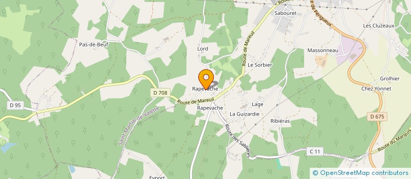 localisation de l'entreprise MONSIEUR FREDERIC NAUZIN  JAVERLHAC CHAPELLE ROBERT