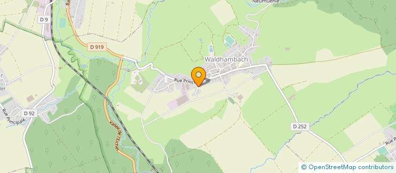 localisation de l'entreprise MONSIEUR FREDERIC NAZARETH  WALDHAMBACH