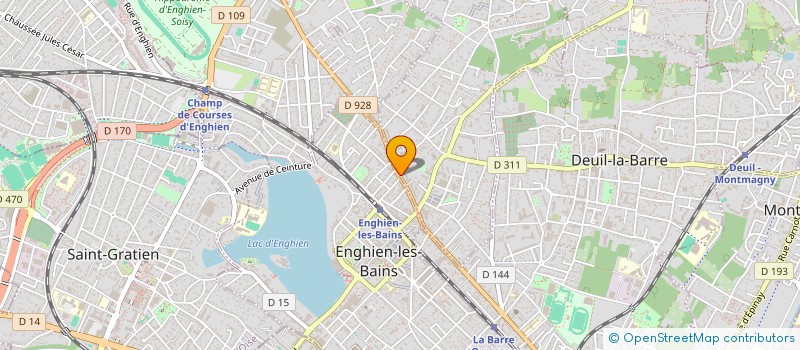 localisation de l'entreprise MONSIEUR FREDERIC NDOUMBE  POISSY