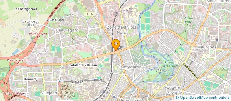 localisation de l'entreprise MONSIEUR FREDERIC NEDELLEC  RENNES