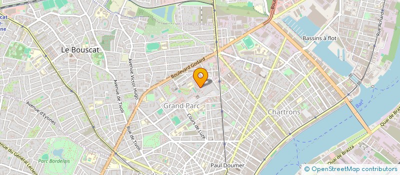 localisation de l'entreprise MONSIEUR FREDERIC NENERT  BORDEAUX