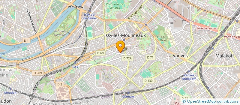 localisation de l'entreprise MONSIEUR FREDERIC NERET à ISSY-LES-MOULINEAUX