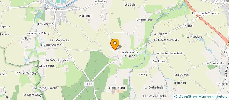 localisation de l'entreprise MONSIEUR FREDERIC NEUDER  TREVERIEN