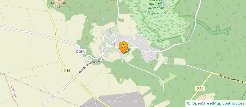 localisation de l'entreprise MONSIEUR FREDERIC NEVES  LARCHANT