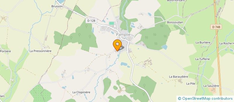 localisation de l'entreprise MONSIEUR FREDERIC NEVEUR  PAMPLIE