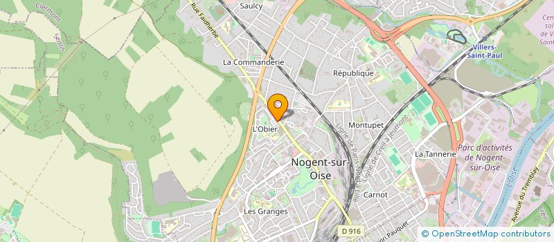 localisation de l'entreprise MONSIEUR FREDERIC NHANGA DE BARROS  NOGENT-SUR-OISE