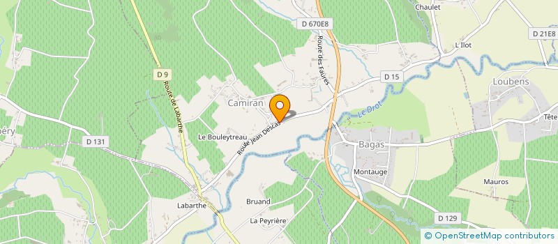 localisation de l'entreprise MONSIEUR FREDERIC NICAISE à LOUPIAC-DE-LA-REOLE