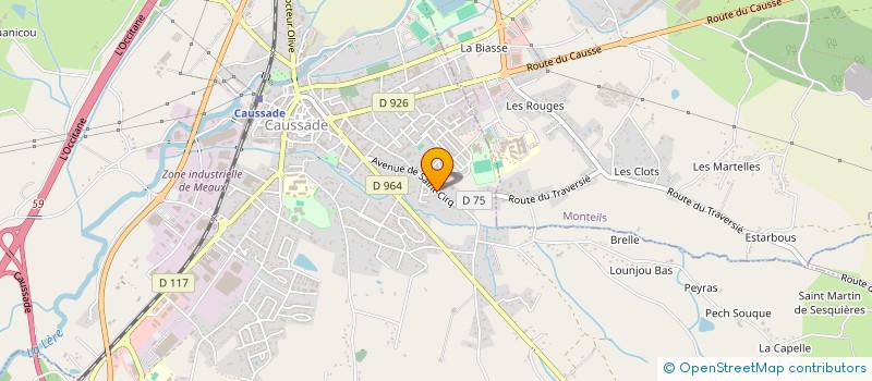 localisation de l'entreprise MONSIEUR FREDERIC NICOL  CAHORS