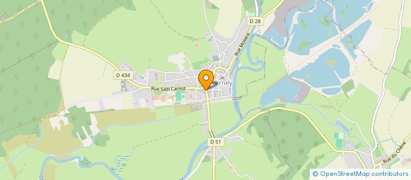 localisation de l'entreprise MONSIEUR FREDERIC NICOLAS  FAVERNEY