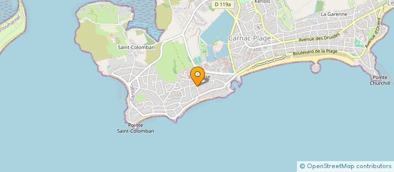 localisation de l'entreprise MONSIEUR FREDERIC NICOLAS  CARNAC