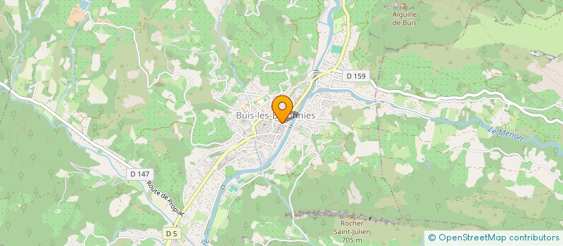 localisation de l'entreprise MONSIEUR FREDERIC NICOLET à BUIS-LES-BARONNIES