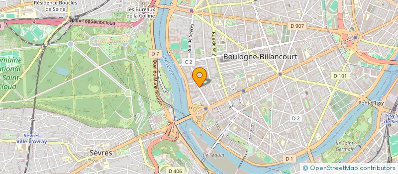 localisation de l'entreprise MONSIEUR FREDERIC NIECHCICKI à BOULOGNE-BILLANCOURT