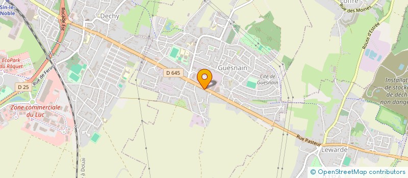 localisation de l'entreprise MONSIEUR FREDERIC NIHOUS  GUESNAIN