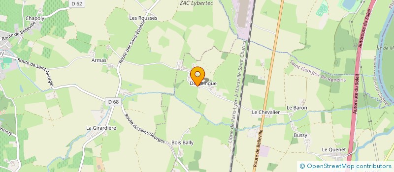 localisation de l'entreprise MONSIEUR FREDERIC NIOT à SAINT-GEORGES-DE-RENEINS