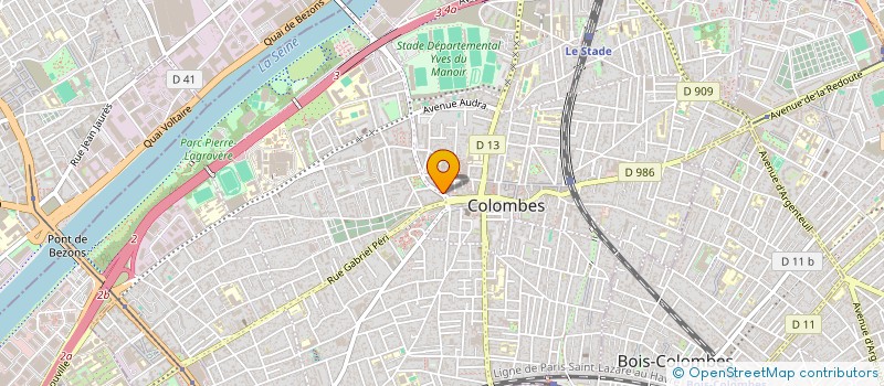 localisation de l'entreprise MONSIEUR FREDERIC NJOH EBOA à COLOMBES