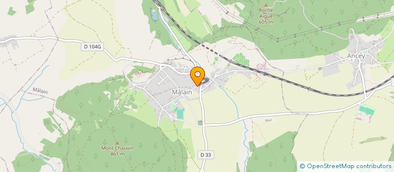 localisation de l'entreprise MONSIEUR FREDERIC NODOT  MALAIN