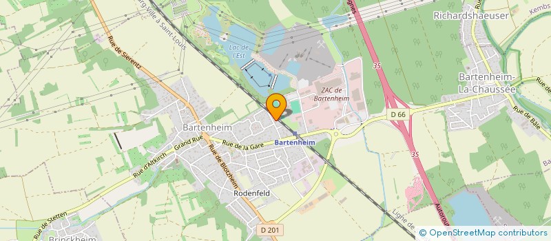 localisation de l'entreprise MONSIEUR FREDERIC NOEL  BARTENHEIM