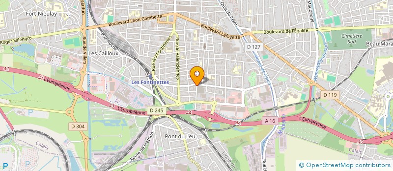 localisation de l'entreprise MONSIEUR FREDERIC NOEL  CALAIS