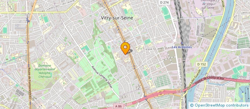 localisation de l'entreprise MONSIEUR FREDERIC NOEL à VITRY-SUR-SEINE