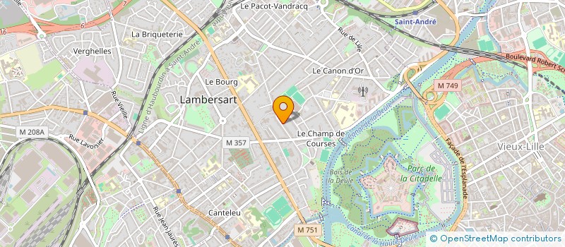 localisation de l'entreprise MONSIEUR FREDERIC NOET à LAMBERSART