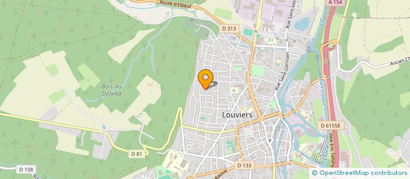 localisation de l'entreprise MONSIEUR FREDERIC NOIZILLEAU  LOUVIERS