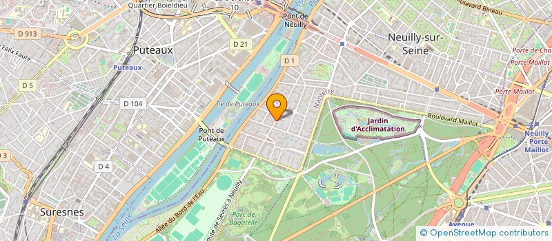 localisation de l'entreprise MONSIEUR FREDERIC NOLLET  NEUILLY-SUR-SEINE