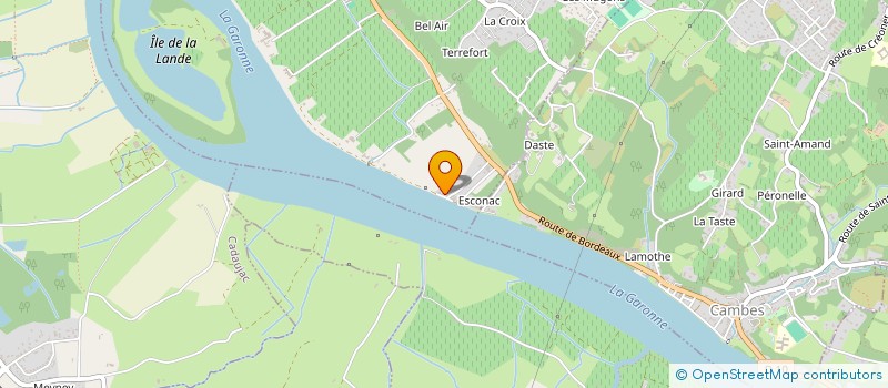 localisation de l'entreprise MONSIEUR FREDERIC NONY  QUINSAC