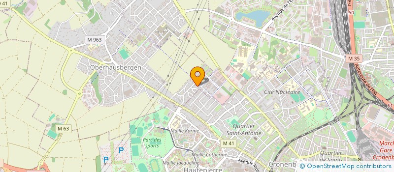 localisation de l'entreprise MONSIEUR FREDERIC NORTH  OBERHAUSBERGEN