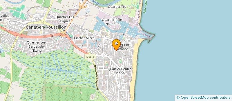 localisation de l'entreprise MONSIEUR FREDERIC NOUCHET  CANET-EN-ROUSSILLON