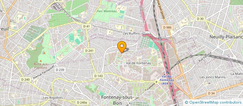 localisation de l'entreprise MONSIEUR FREDERIC NOURRY à FONTENAY-SOUS-BOIS