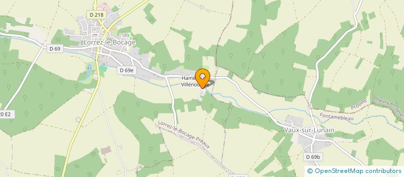 localisation de l'entreprise MONSIEUR FREDERIC NOURY  LORREZ-LE-BOCAGE-PREAUX