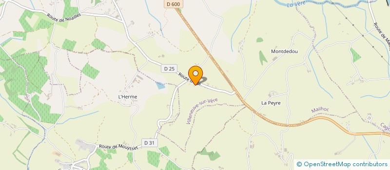 localisation de l'entreprise MONSIEUR FREDERIC NOUVIALLE  VILLENEUVE-SUR-VERE