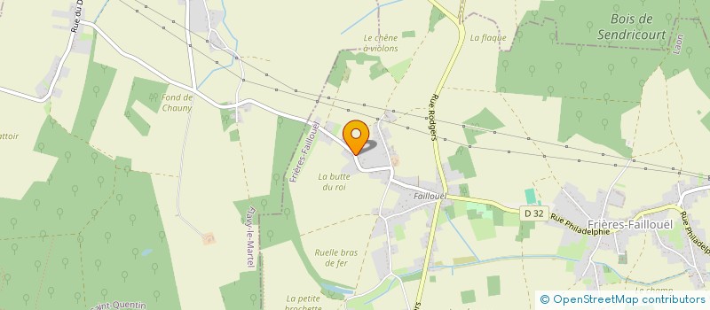 localisation de l'entreprise MONSIEUR FREDERIC NOVAK  FRIERES-FAILLOUEL