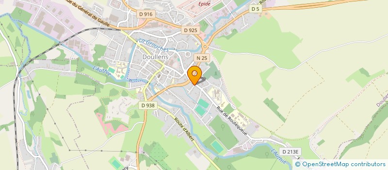 localisation de l'entreprise MONSIEUR FREDERIC NOVOU à DOULLENS