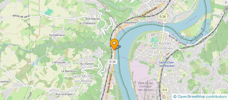 localisation de l'entreprise MONSIEUR FREDERIC NOYARET  VERIN